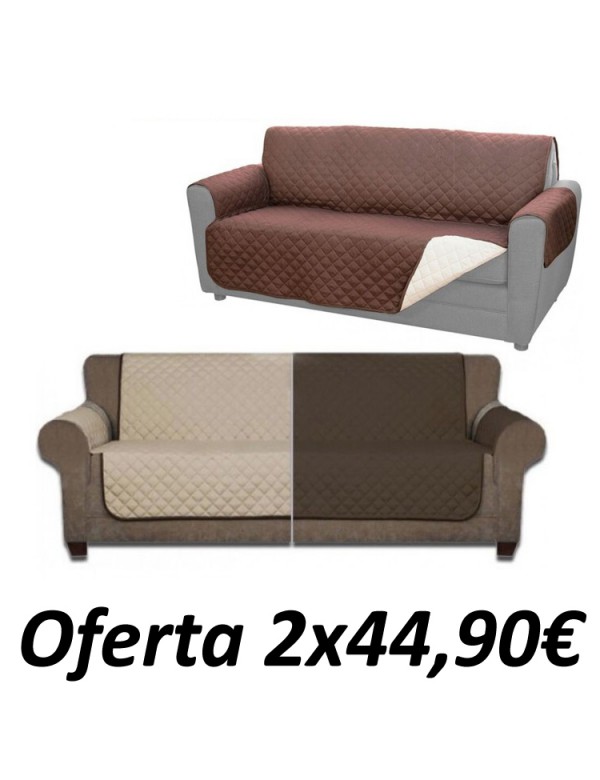 Sofa Cover, funda reversible (1 plaza) · La Tienda en Casa