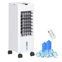 Climatizador 3 en 1 Depósito 3,8L con Ventilador Humidificador y Enfriador 3 Velocidades Temporizador y Mando a Distancia - A...