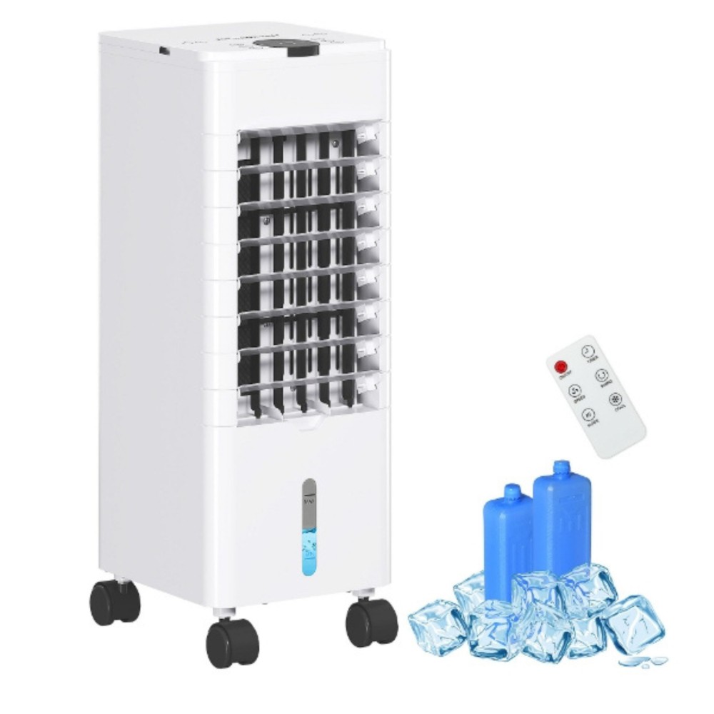 Climatizador 3 en 1 Depósito 3,8L con Ventilador Humidificador y Enfriador 3 Velocidades Temporizador y Mando a Distancia - A... Climatizador 3 en 1 Depósito 3,8L con Ventilador Humidificador y Enfriador 3 Velocidades Temporizador y Mando a Distancia - A...