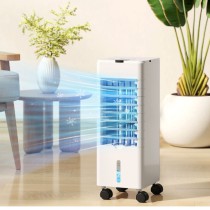 Climatizador 3 en 1 Depósito 3,8L con Ventilador Humidificador y Enfriador 3 Velocidades Temporizador y Mando a Distancia - A...