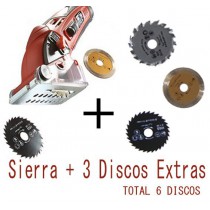 Mini Rotor Sierra Circular + 3 Discos Extra - ANUNCIADO EN TV - COMPRAR EN TELETIENDA - DE LA TIENDA A SU CASA