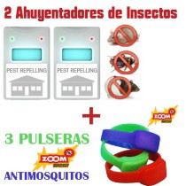 2 Ahuyentadores Insectos + 3 Pulseras Antimosquitos - ANUNCIADO EN TV - COMPRAR EN TELETIENDA - DE LA TIENDA A SU CASA