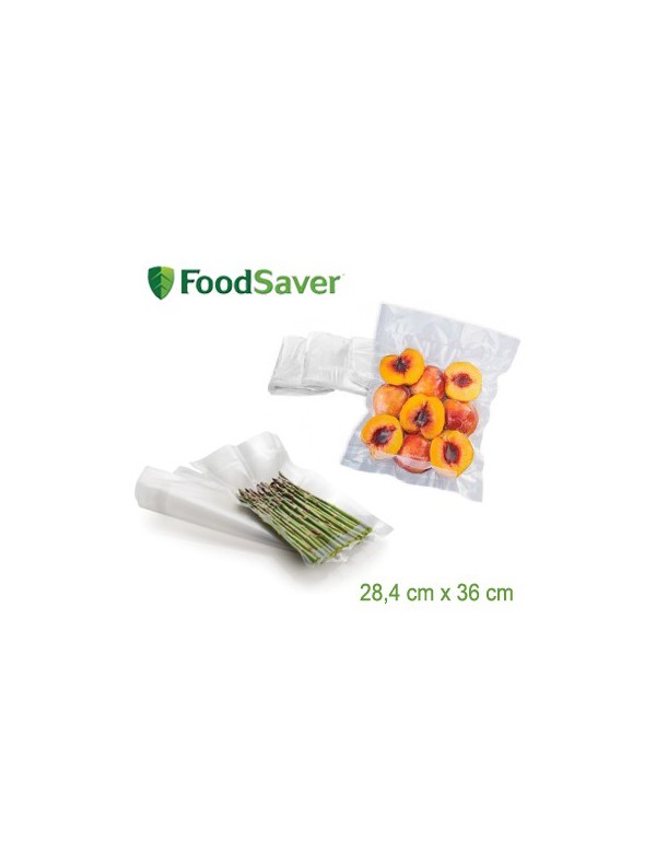 Pack 32 bolsas de envasado al vacío 28,4 x 36 cm FoodSaver - ANUNCIADO EN TV - COMPRAR EN TELETIENDA - DE LA TIENDA A SU CASA