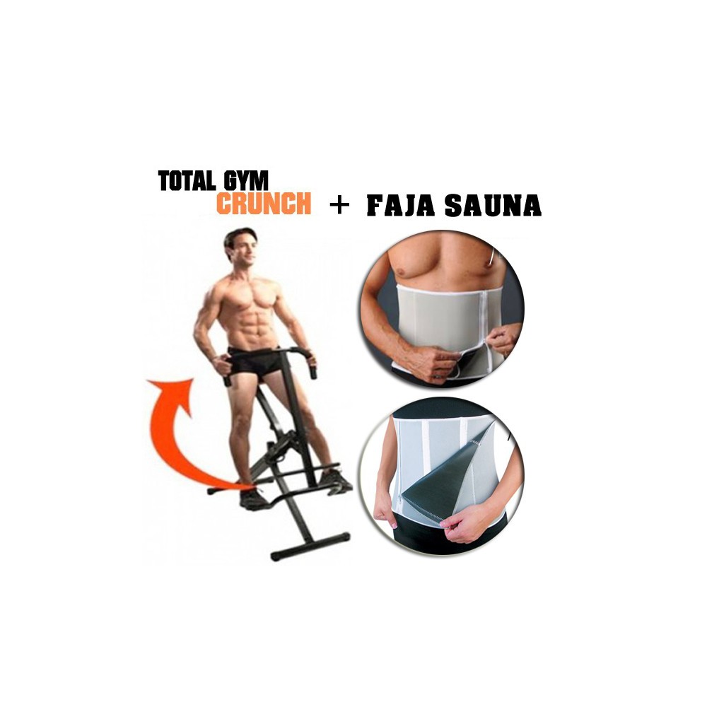 Total Gym Crunch + Faja Sauna Total Gym Crunch + Faja Sauna