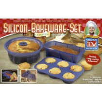 Molde para Pan y Pasteles Silicon Bakeware Set - ANUNCIADO EN TV - COMPRAR EN TELETIENDA - DE LA TIENDA A SU CASA