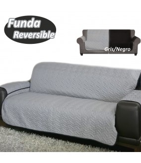 Couch Cover Funda Reversible de Sofá Gris/Negro - Inicio - TELETIENDA  TELEVISIÓN